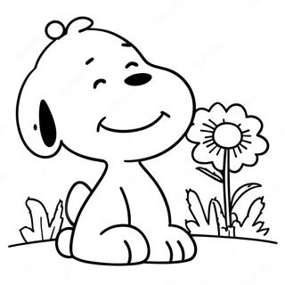 Snoopy Kleurplaat 19158-16016