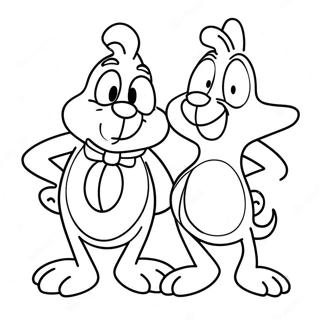 Ren En Stimpy Kleurplaat 19368-16184