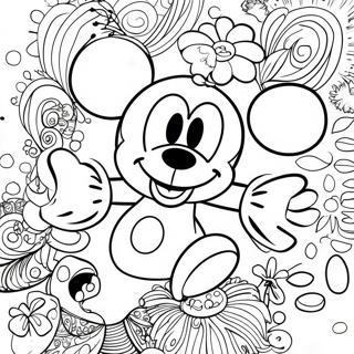 Disney Trippy Kleurplaat 19568-18303