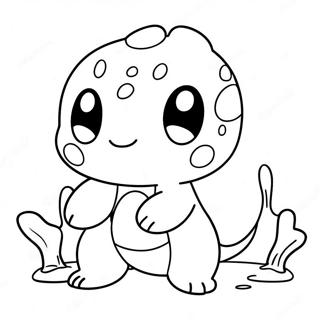 Schattige Water Type Pokemon Kleurplaat 19749-18449