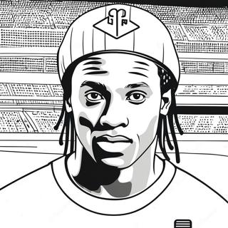 Ronaldinho Kleurplaat 19768-18463