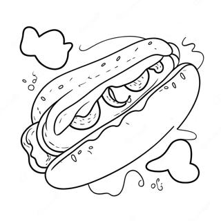 Hotdog Kleurplaat 19818-18503