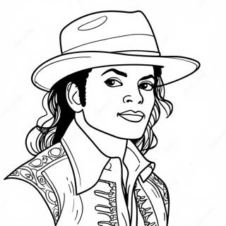 Michael Jackson Kleurplaat 1981-1628