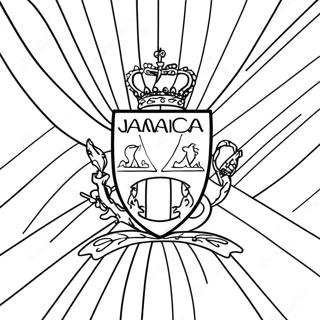 Jamaica Vlag Kleurplaat 19918-18582