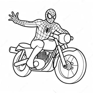 Spiderman Motor Kleurplaat 19978-18630