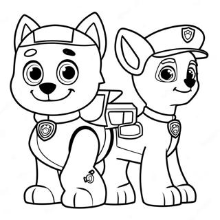 Ryder Paw Patrol Kleurplaat 20100-18712