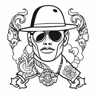 Coole Gangsta Tattoo Ontwerpen Kleurplaat 2022-1661