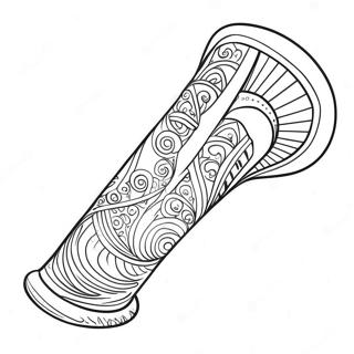 Yom Kippur Shofar Kleurplaat 20262-18835