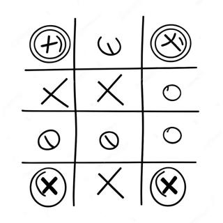 Tic Tac Toe Kleurplaten