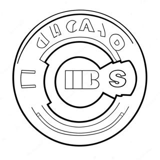 Chicago Cubs Logo Kleurplaat 20341-18894