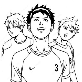 Haikyuu Kleurplaten