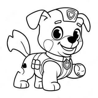 Rocky Paw Patrol In Actie Kleurplaat 20783-19244