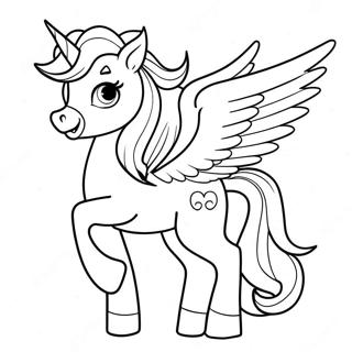 Alicorn Kleurplaten