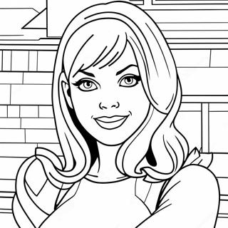 Gwen Stacy Kleurplaat 21022-19432