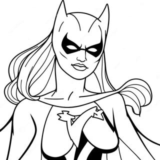 Batgirl Kleurplaat 21082-19473