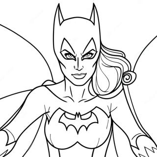 Batgirl Kleurplaat 21082-19474