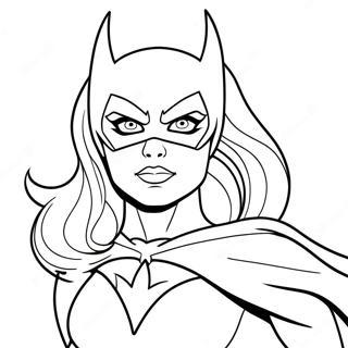 Batgirl Kleurplaat 21082-19476