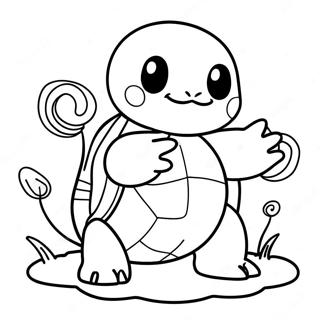 Squirtle Kleurplaten