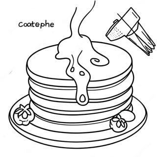 Ihop Pannenkoeken Met Sirop Kleurplaat 21143-19525