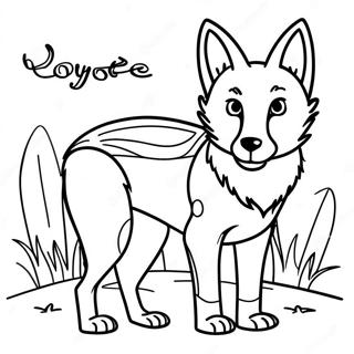 Coyote Kleurplaat 21282-19636