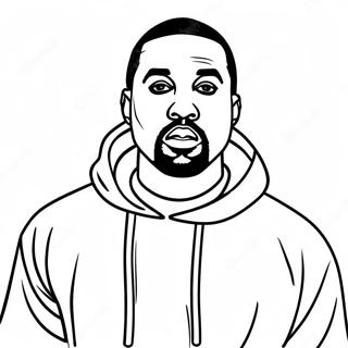 Kanye West Kleurplaat 21292-19642