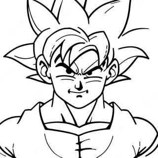 Goku Super Saiyan Blauw Kleurplaat 21312-19658