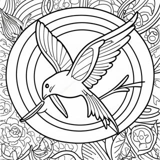 Hunger Games Logo Kleurplaat 21562-19858