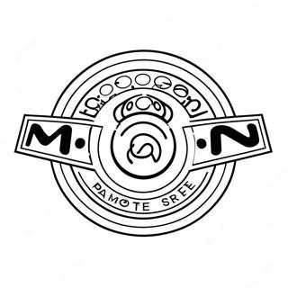 Mini Merk Logo Kleurplaat 21683-20102