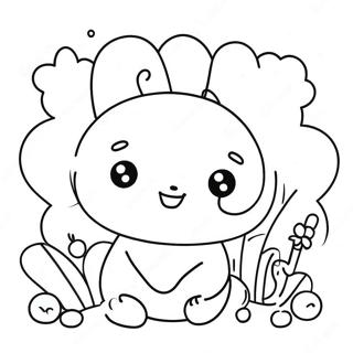 Kawaii Schattige Doodle Kleurplaat 21782-20180