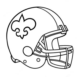 New Orleans Saints Logo Kleurplaat 21832-20219