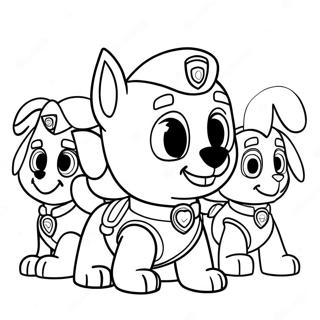 Paw Patrol Pasen Kleurplaten