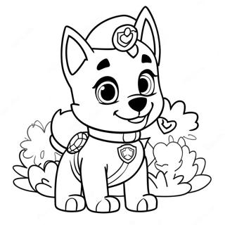 Paw Patrol Pasen Kleurplaat 21872-20250