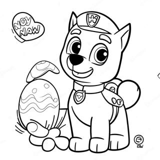 Paw Patrol Pasen Kleurplaat 21872-20251