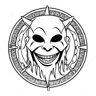 Slipknot Logo Kleurplaat 21922-20290