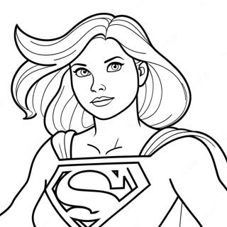 Supergirl Kleurplaten