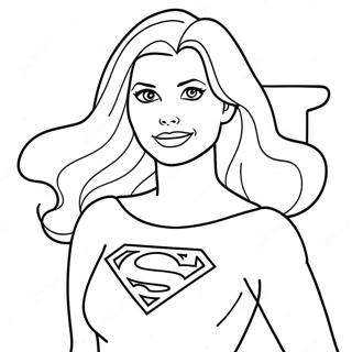 Supergirl Kleurplaat 22173-20482