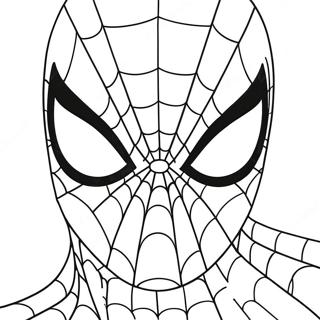 Spiderman Gezicht Kleurplaat 22263-20554