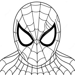 Spiderman Masker Kleurplaat 22264-20559