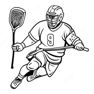 Lacrosse Kleurplaten