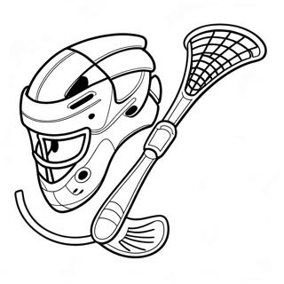 Lacrosse Kleurplaat 22463-20714