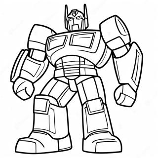 Optimus Prime Redder Bots Kleurplaat 22494-20743