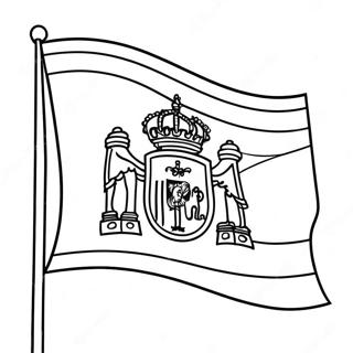 Kleurplaat Van De Spaanse Vlag 22953-21099