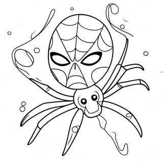 Spider Punk Kleurplaat 23173-21275