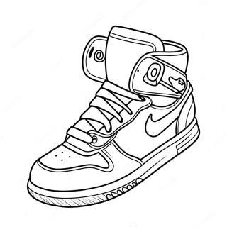 Coole Sneaker Ontwerp Kleurplaat 232-189