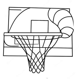 Basketbalring Kleurplaat 23333-21403