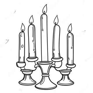 Shabbos Kaars Aansteek Kleurplaat 23393-21451