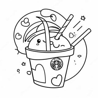 Starbucks Kawaii Kleurplaat 23493-21702