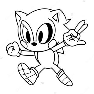 Sonic Spiderman In Actie Kleurplaat 23934-22057