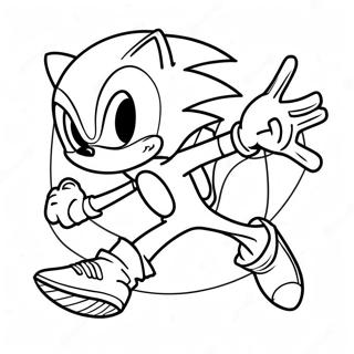 Sonic Spiderman In Actie Kleurplaat 23934-22060