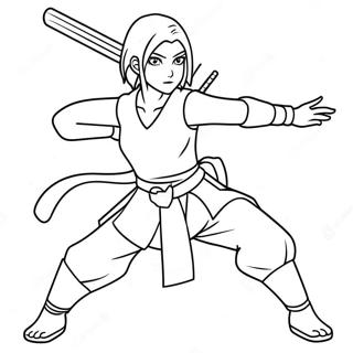 Sakura Haruno In Strijdhouding Kleurplaat 23964-22081